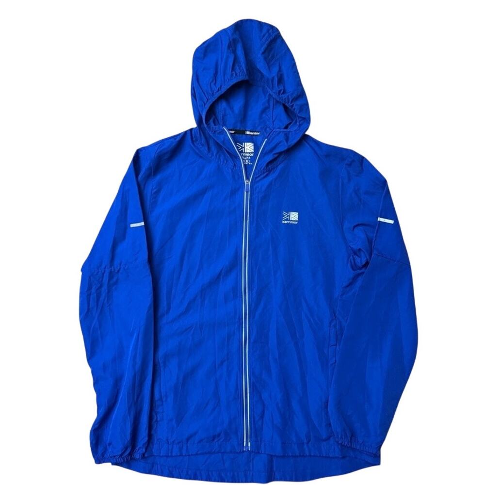 Karrimor UK running hooded jacket blue Size UK XL